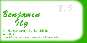 benjamin ilg business card